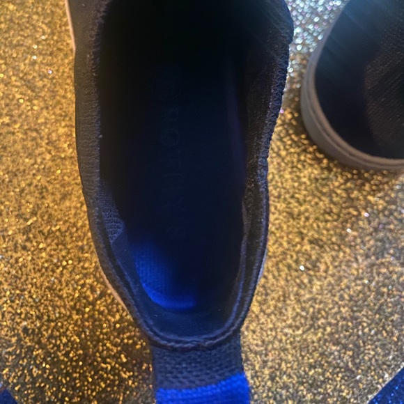 ROTHY'S BLACK HIGH-TOP SLIP-ON Sneakers LUX RARE - Picture 13 of 14